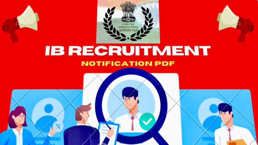 ib recruitment 2023 notification